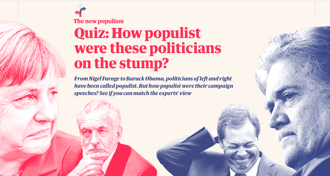 Quiz: Populist politicians